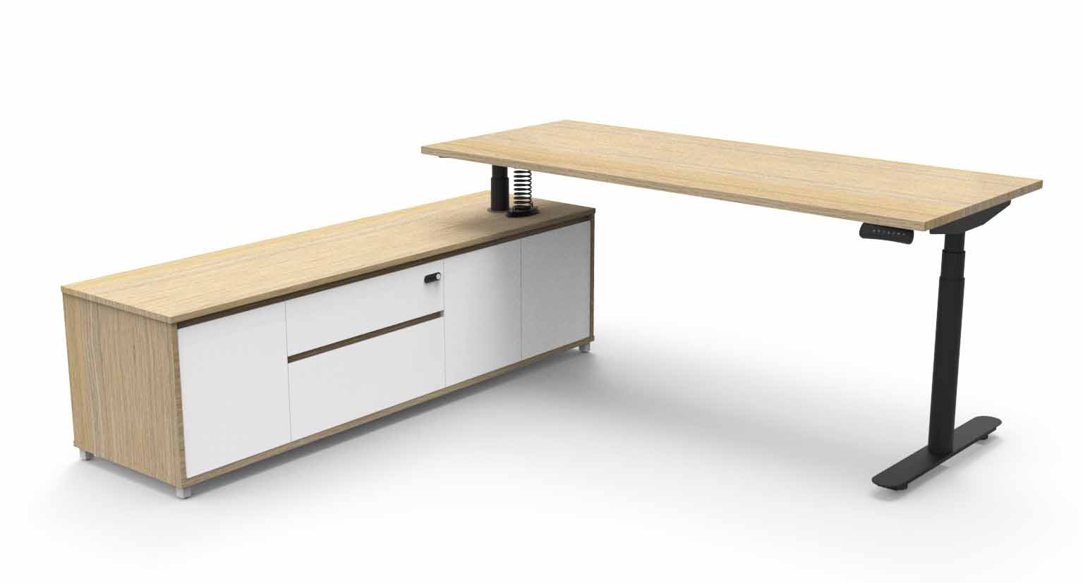 Halo+ Height Adjustable Executive Desk